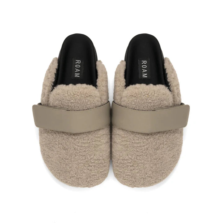 Fuzzy Loafer Mule