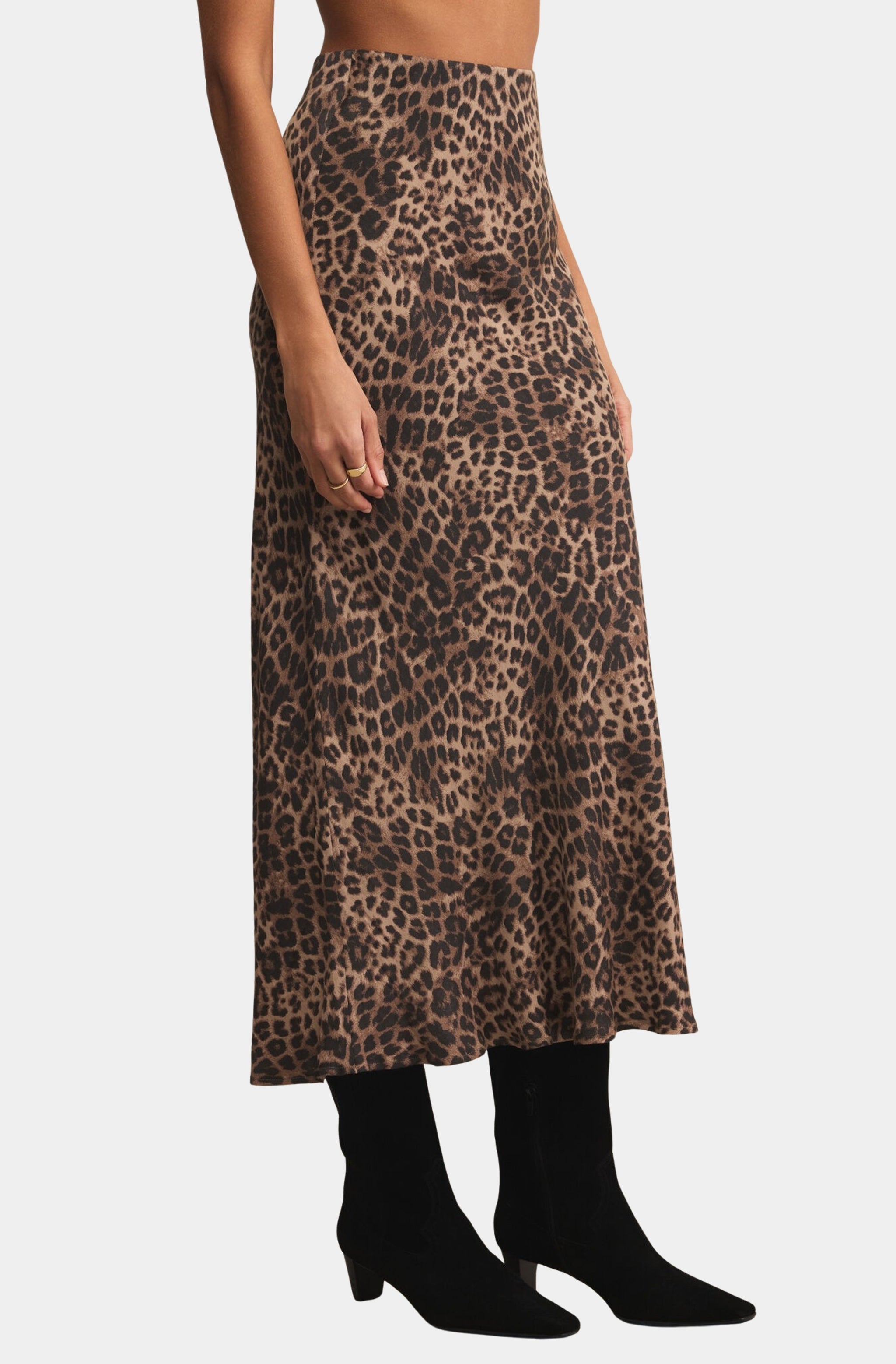 Izabel Leopard Skirt
