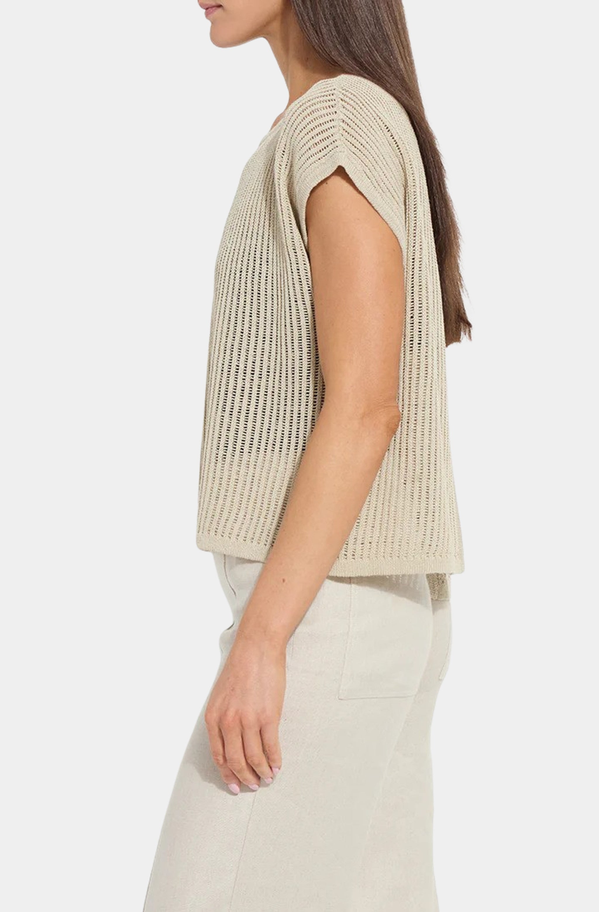 Benedita Convertible Linen Sweater Cardigan