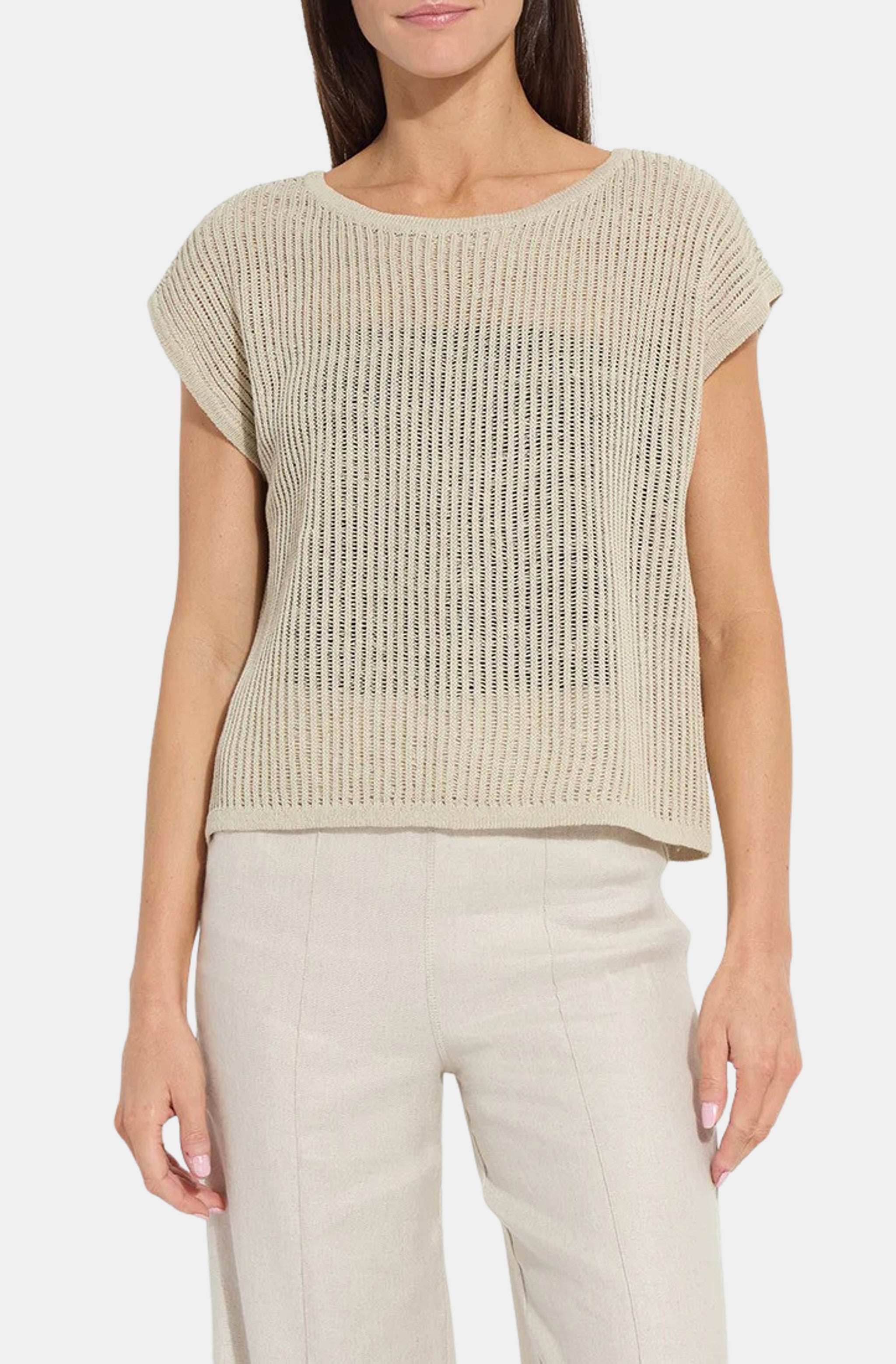 Benedita Convertible Linen Sweater Cardigan