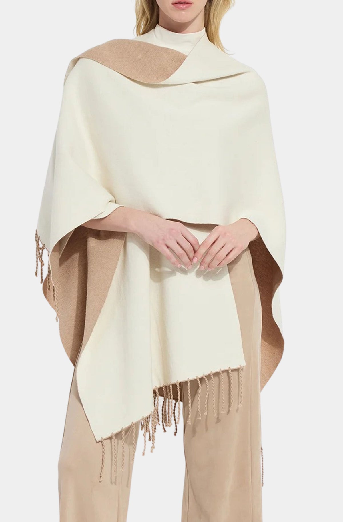 Basilia Double Face Reversible Wrap