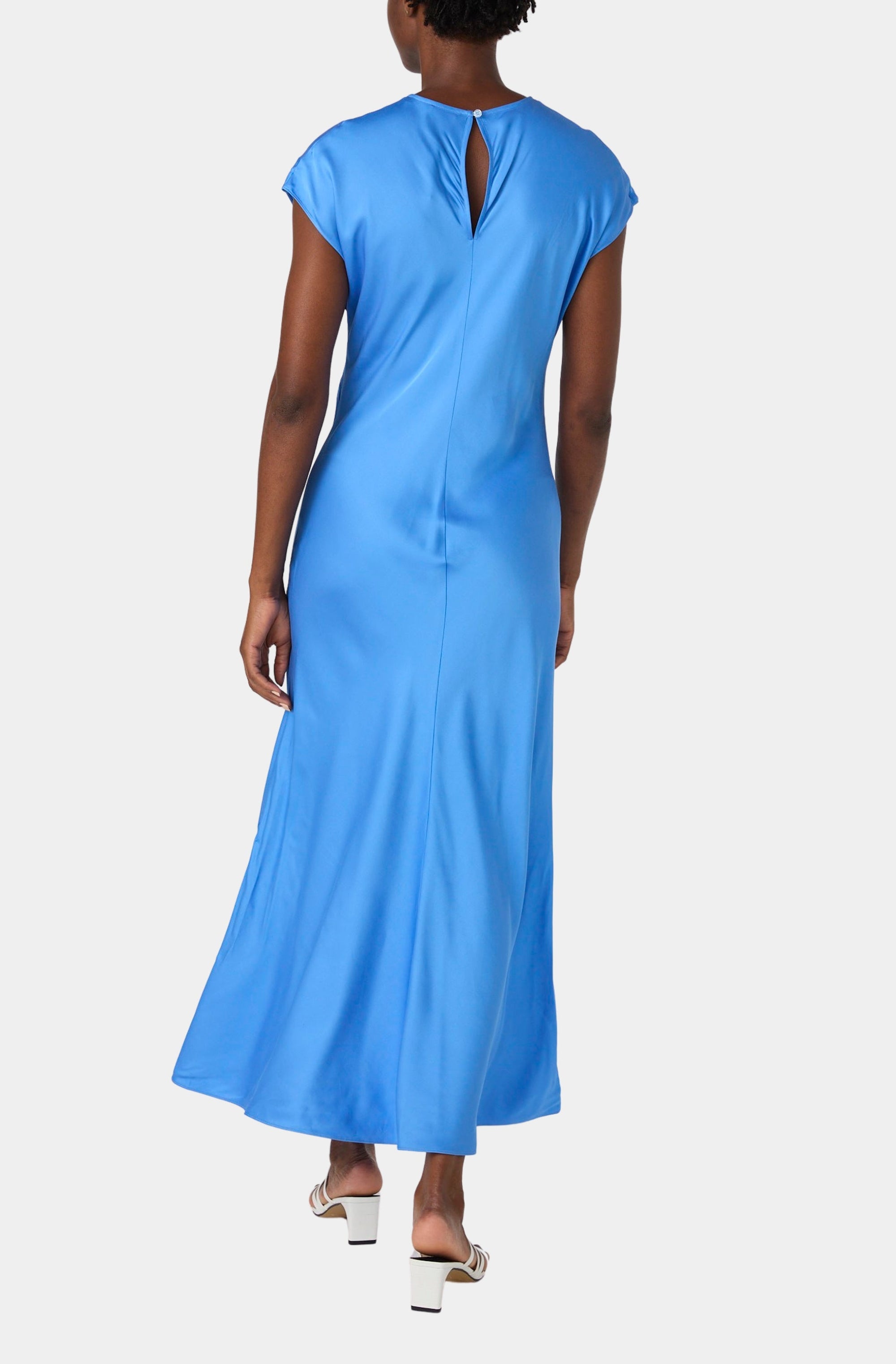 Ennis Satin Column Midi Dress