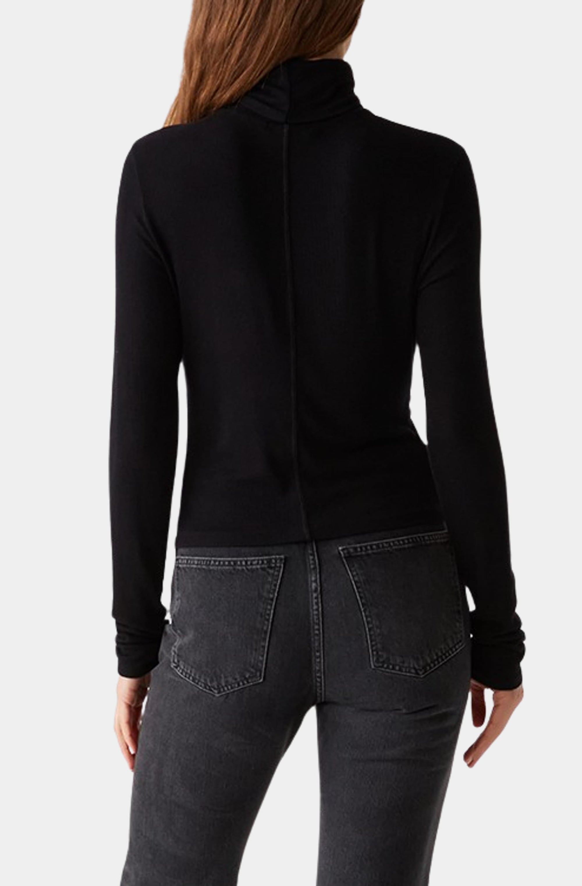 Tara Crop Turtleneck Top