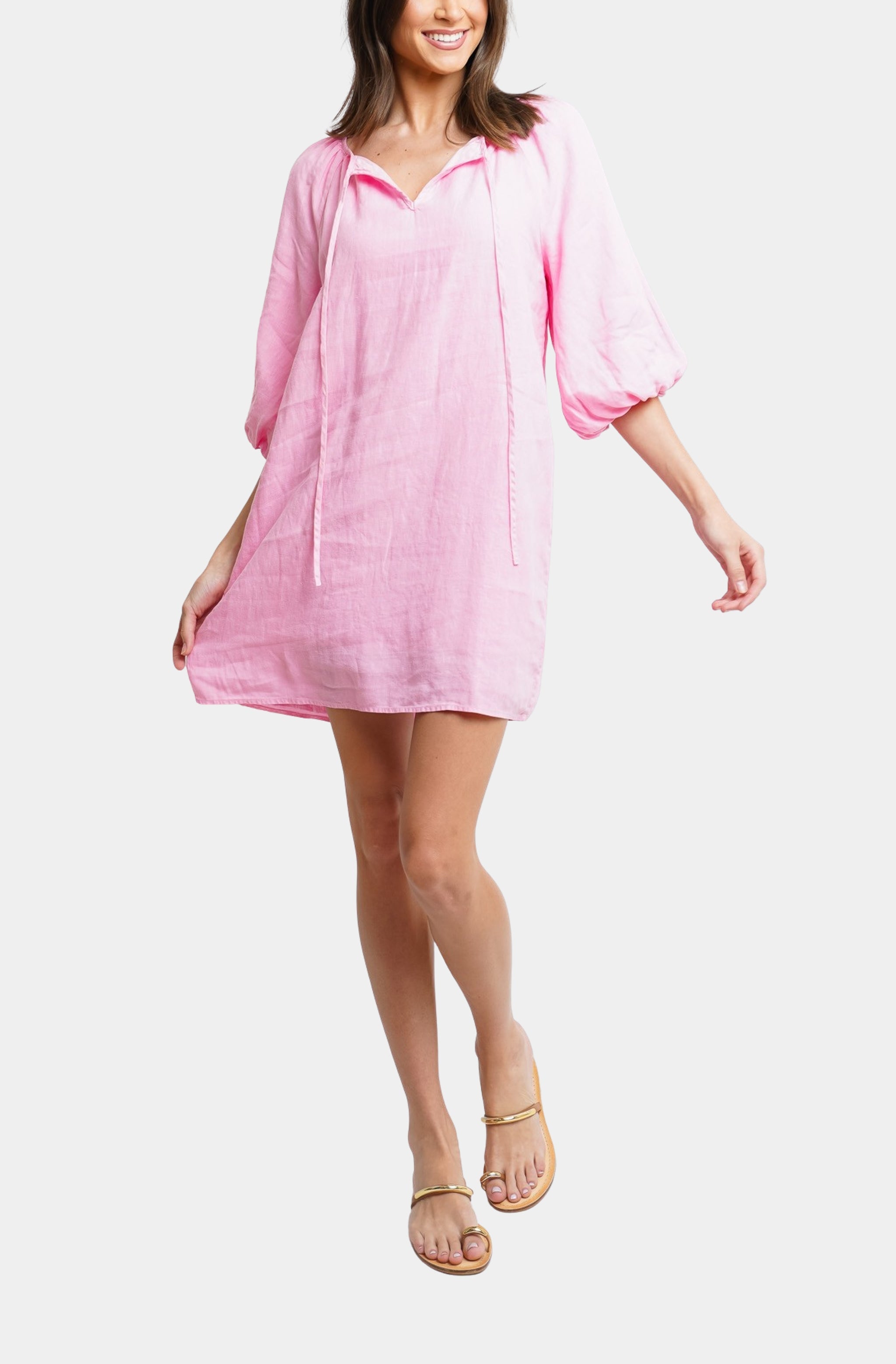 Pullover Puff Sleeve Dress