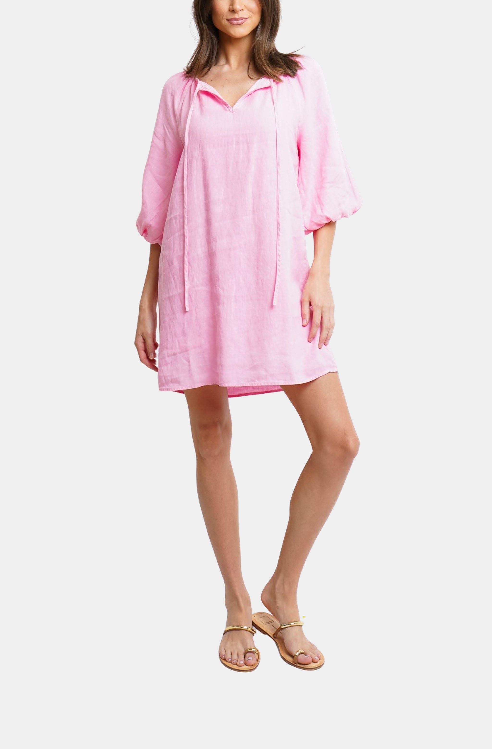 Pullover Puff Sleeve Dress