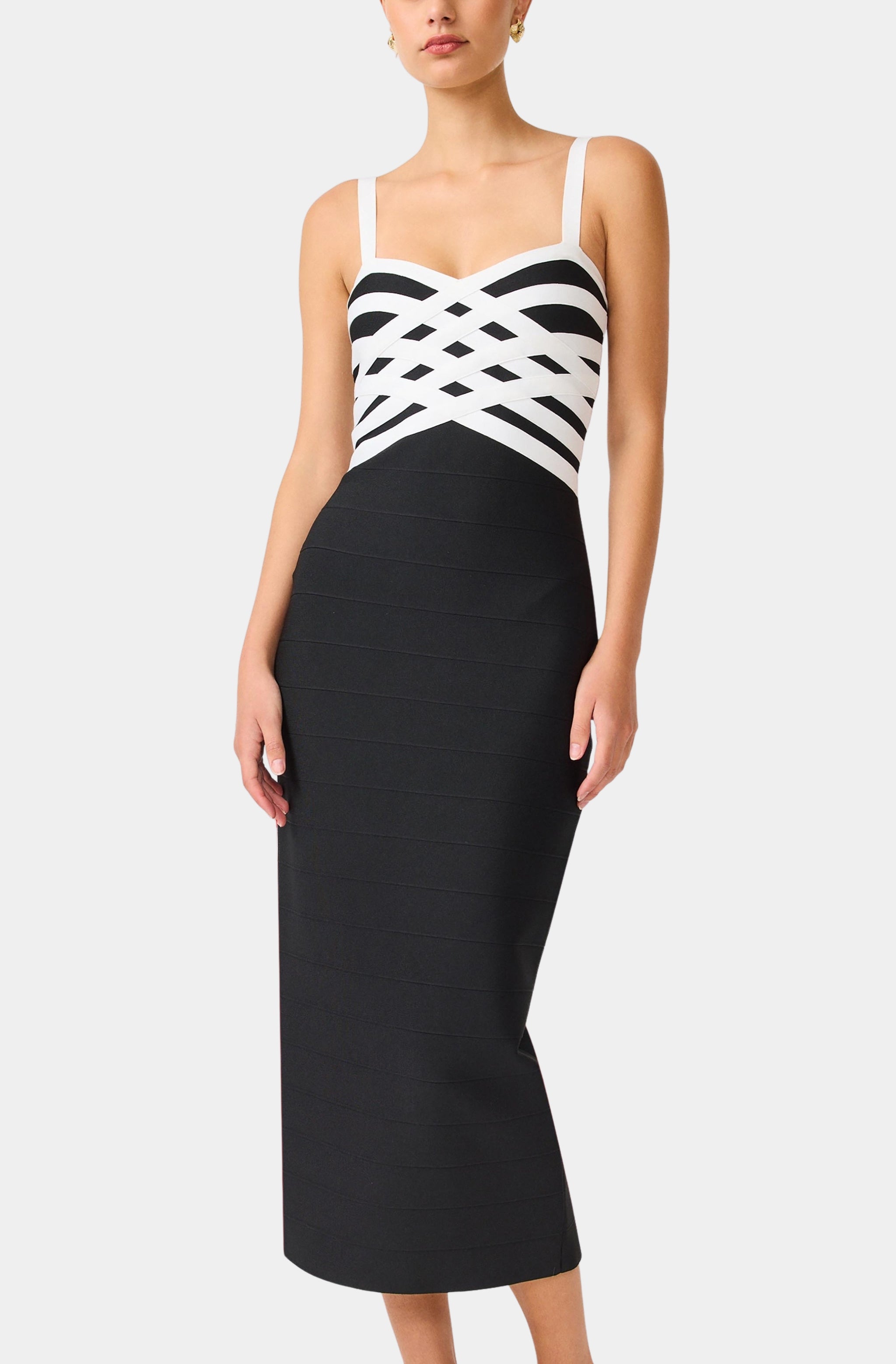 Ninette Strap Column Midi Dress