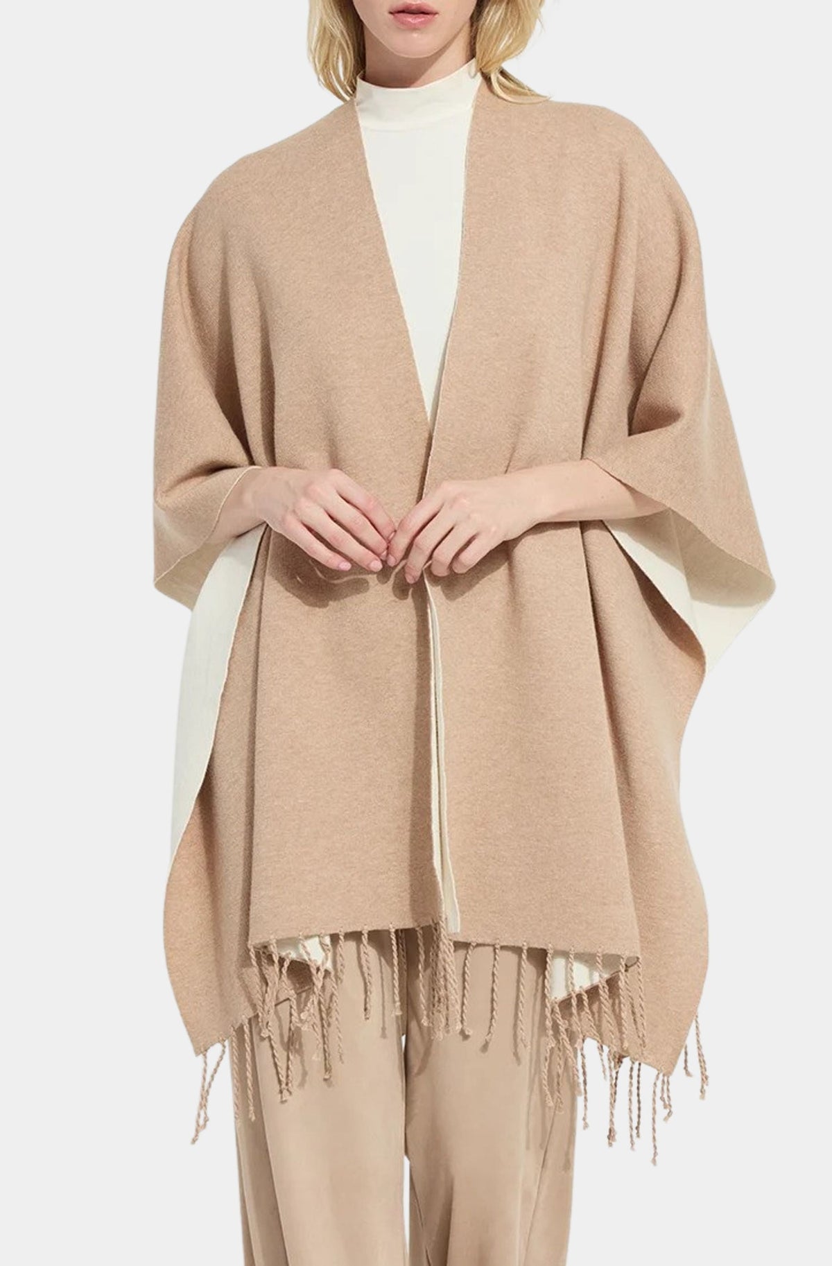 Basilia Double Face Reversible Wrap
