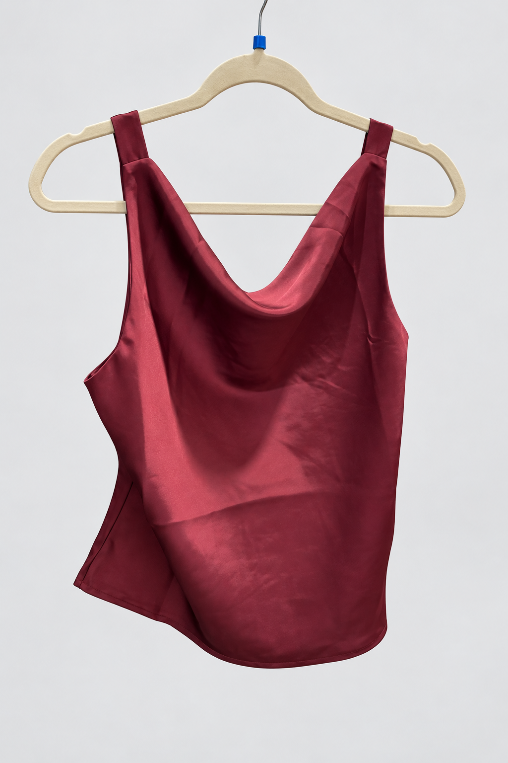 Wren Top in Wine — front reference
