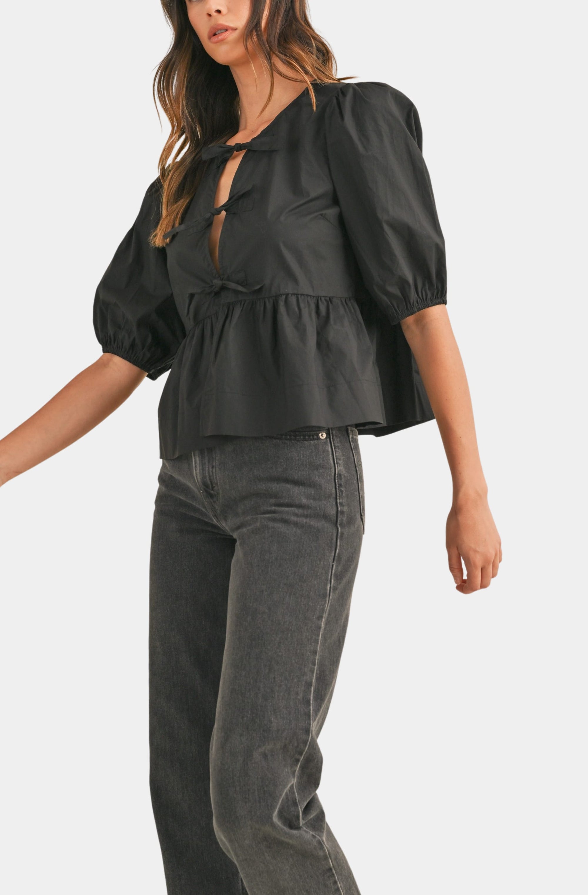 Kennedy Poplin Top