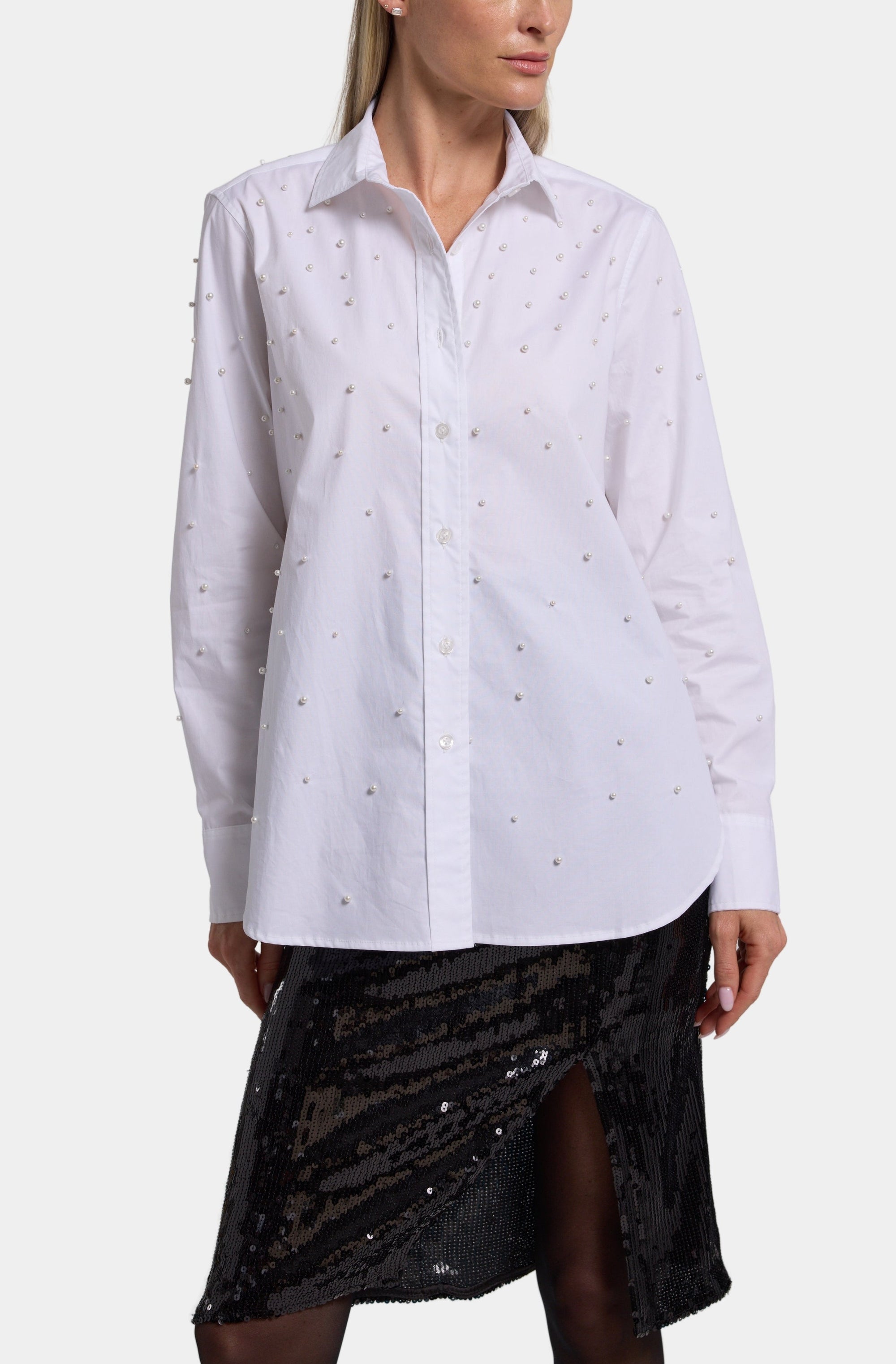 Marcello Pearl Poplin Shirt