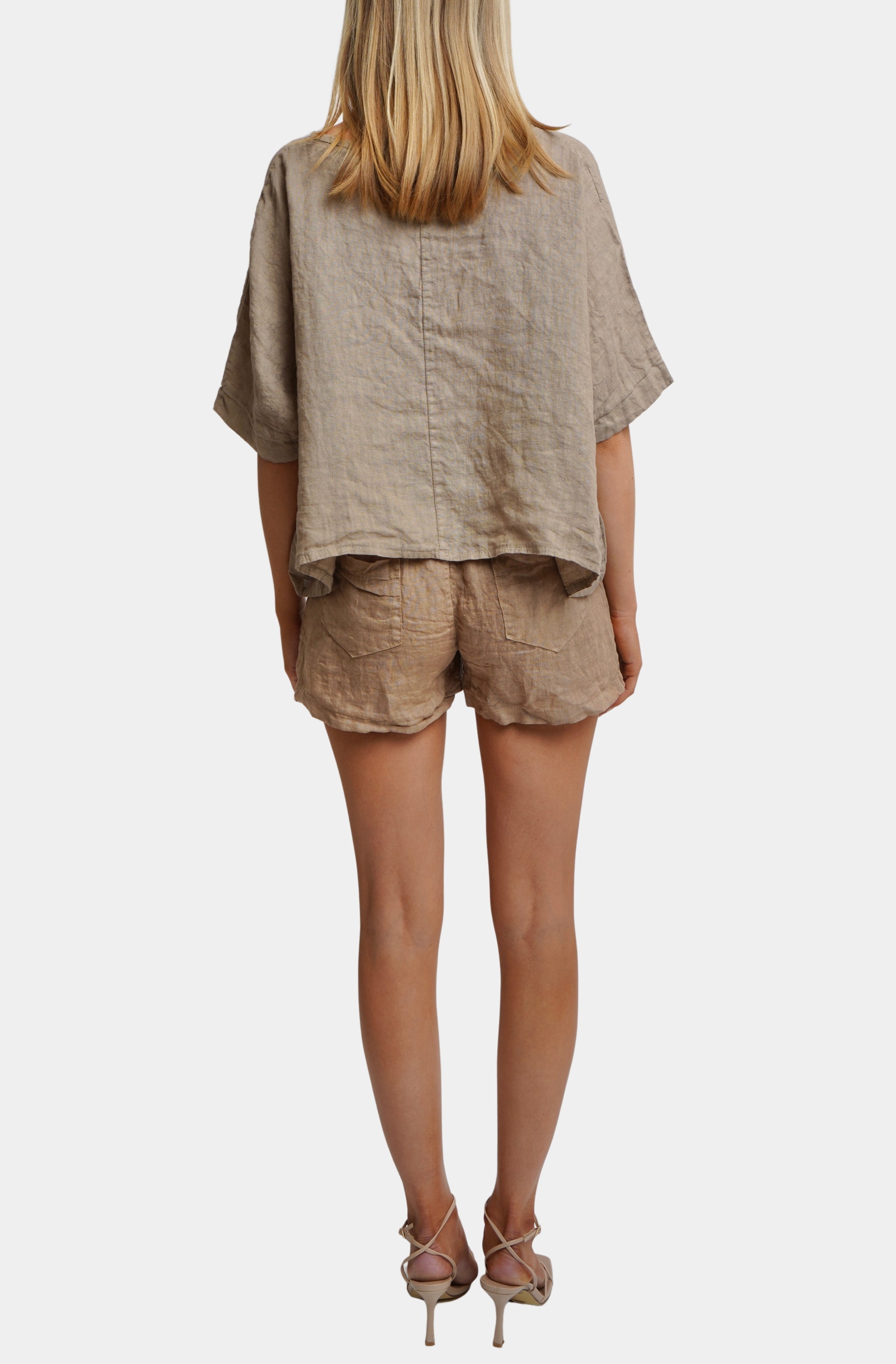 Andreia Linen Shorts
